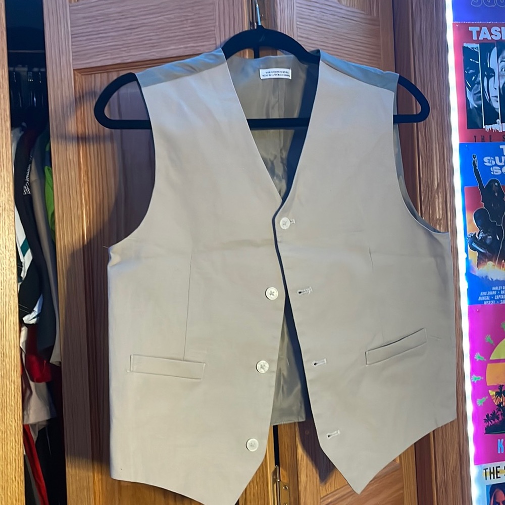 Gray vest
